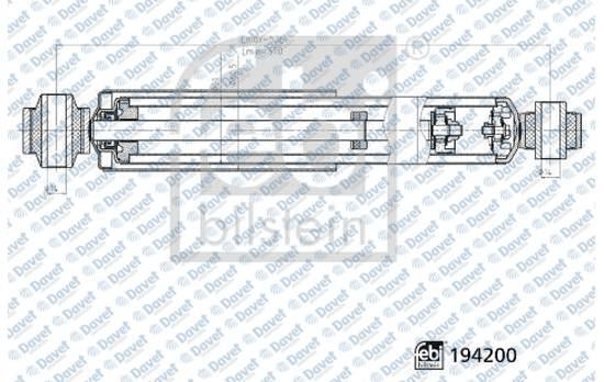 FEBI 194200 Arka Amortisor Yagli Master Iii - Movano - Nv400 10>